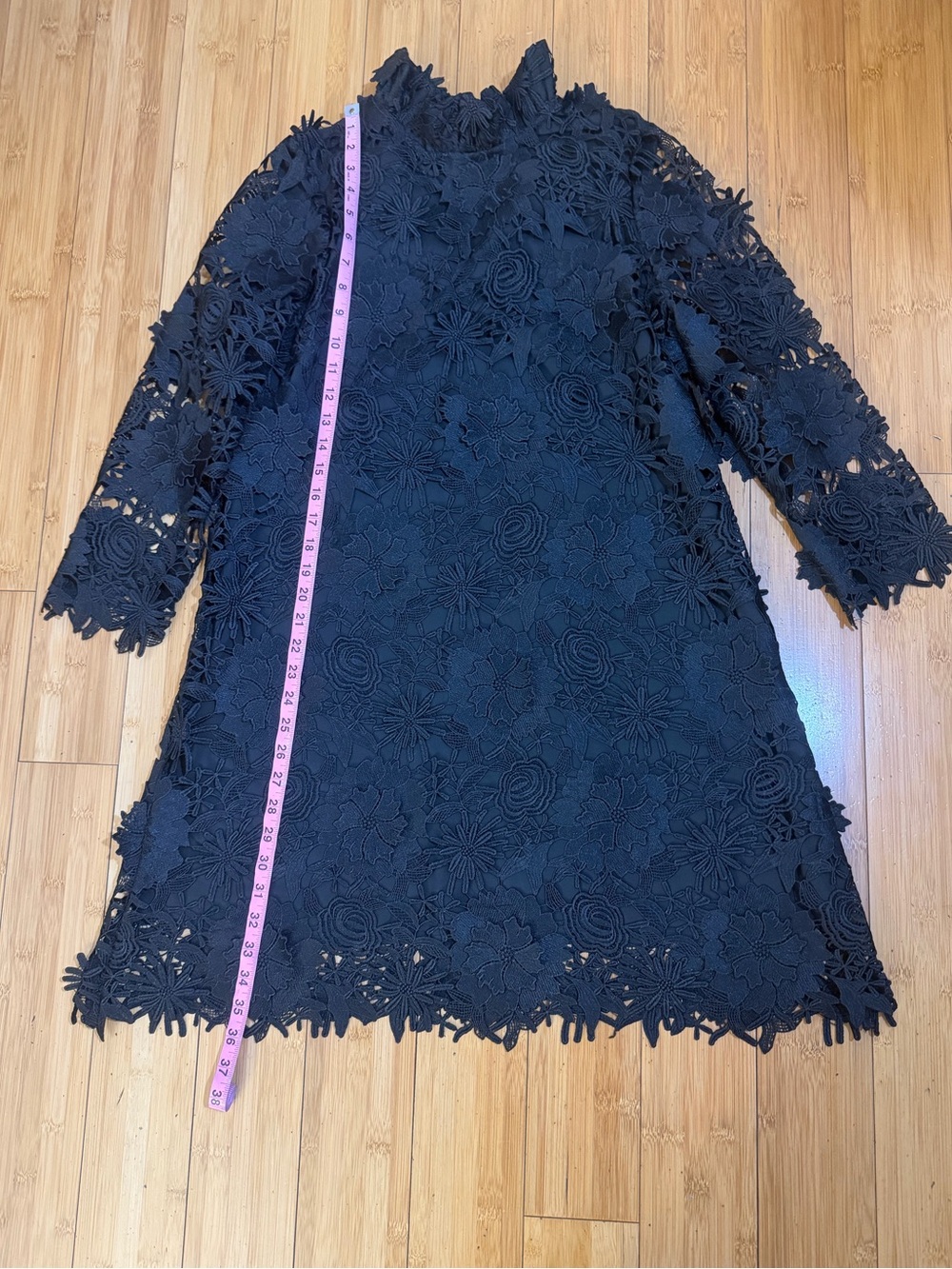 Tuckernuck Guipure Lace Daphne Dress Black Size S - Picture 13 of 16